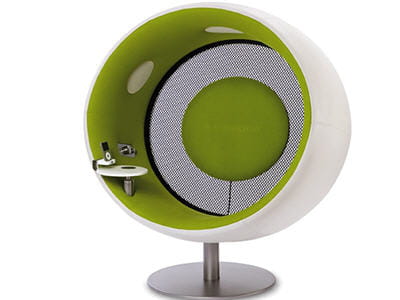 un siège sonore, qui crée une bulle immersive autour de vous
