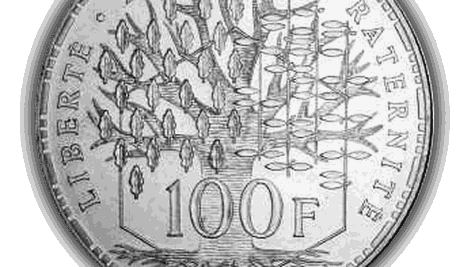 Une 100 francs argent