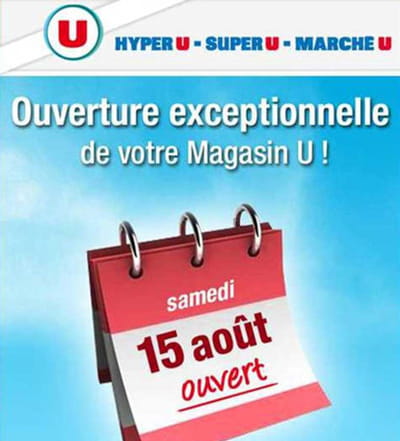 extrait de l'e-mailing de super u 