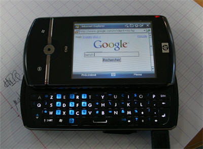 equipé d'internet explorer mobile