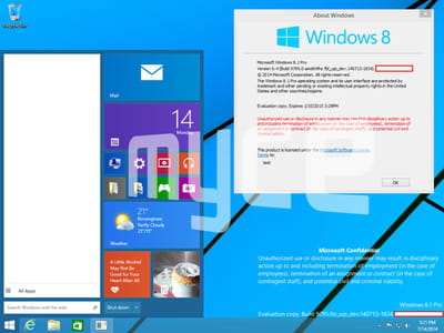 nouveau menu démarrer windows 9