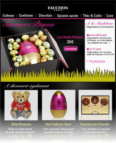 campagne fauchon pour pâques