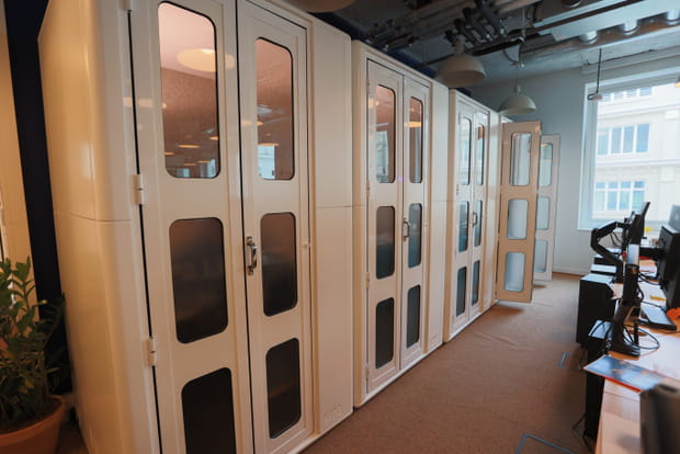 Des booths pour s'isoler
