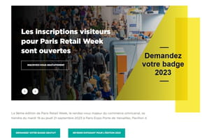 La Paris Retail Week aura lieu du 19&nbsp;au 21&nbsp;septembre &agrave; Paris
