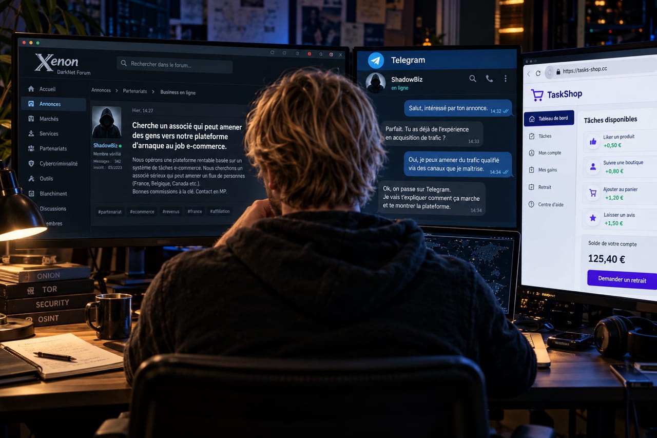 Plongée dans le dark web : comment je suis devenu l'associé d'un cybercriminel