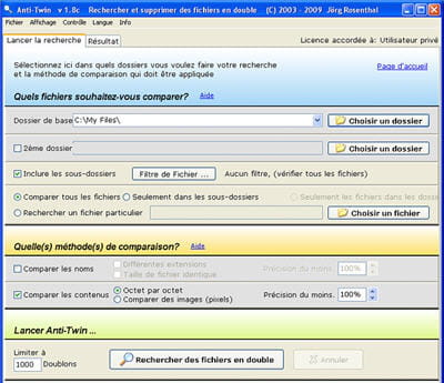 pour retrouver les doublons