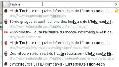 la barre d'adresse de firefox se nomme the awesome bar